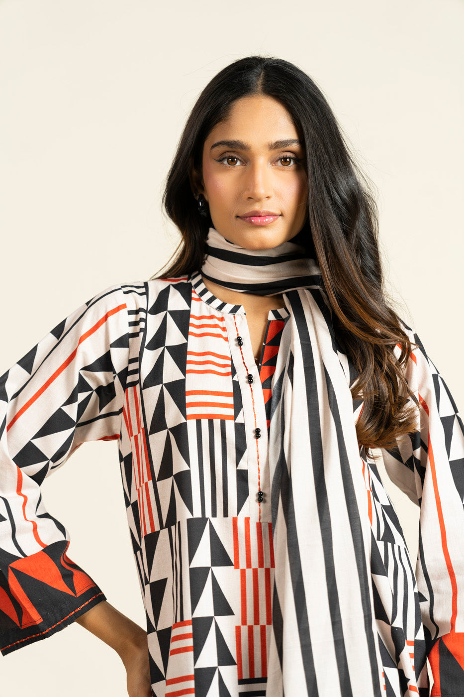 RTW | SHIRT, CULOTTE & DUPATTA view 3