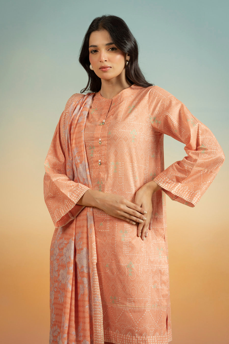 RTS  | SHIRT, TROUSER & DUPATTA alternate view
