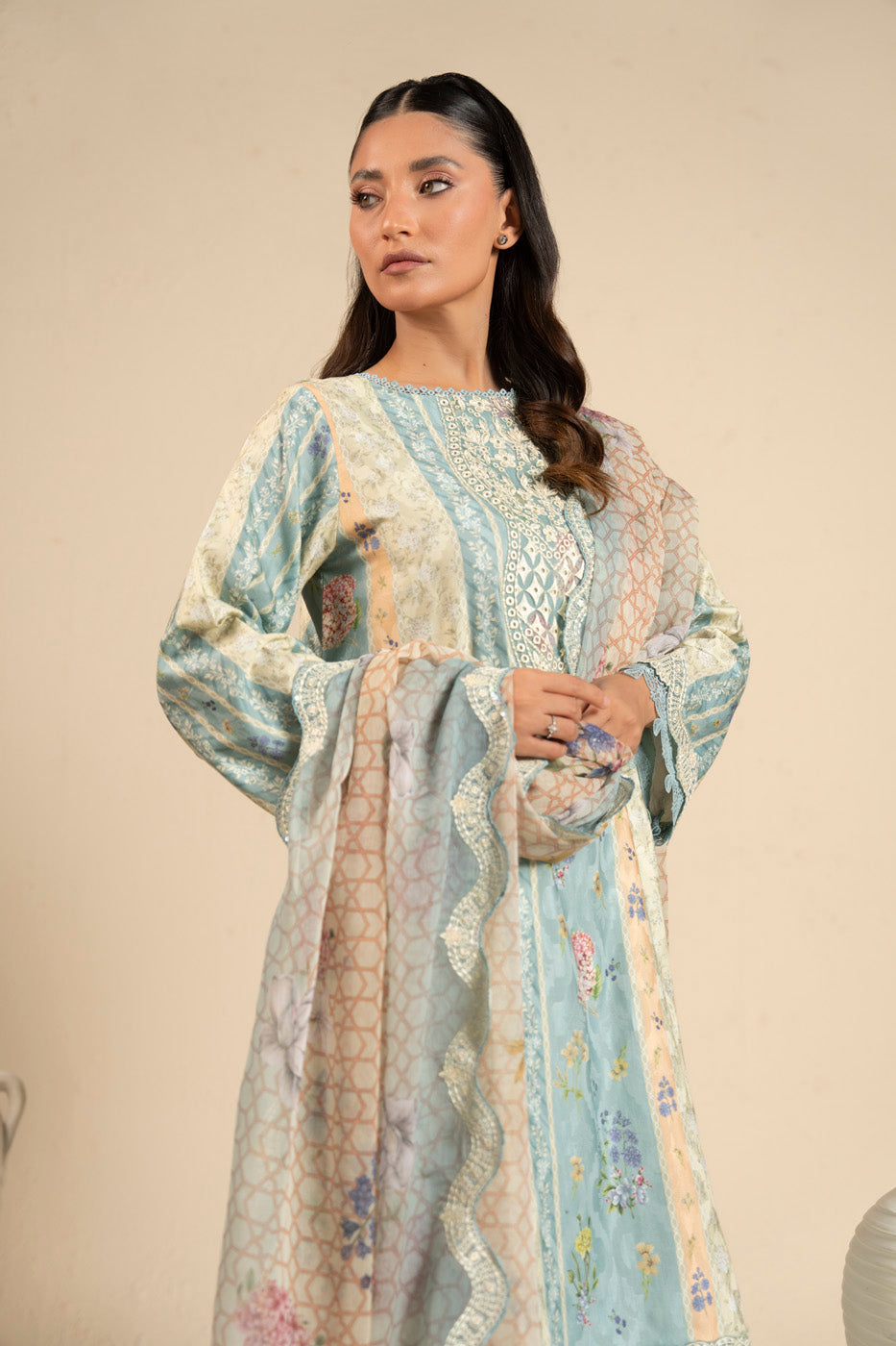RTS  | SHIRT, TROUSER & DUPATTA alternate view