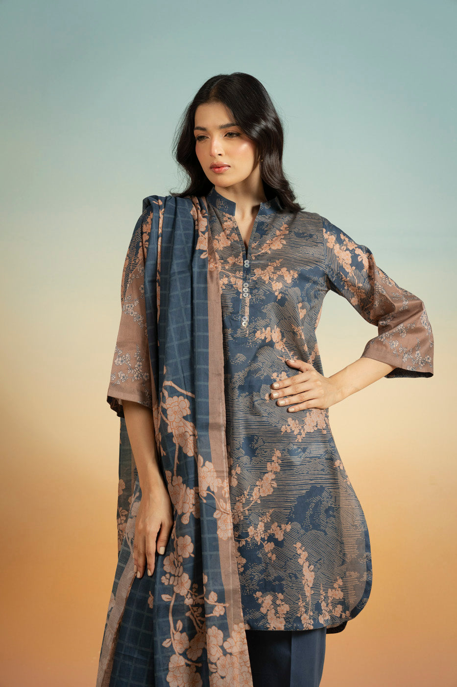 RTS  | SHIRT, TROUSER & DUPATTA alternate view