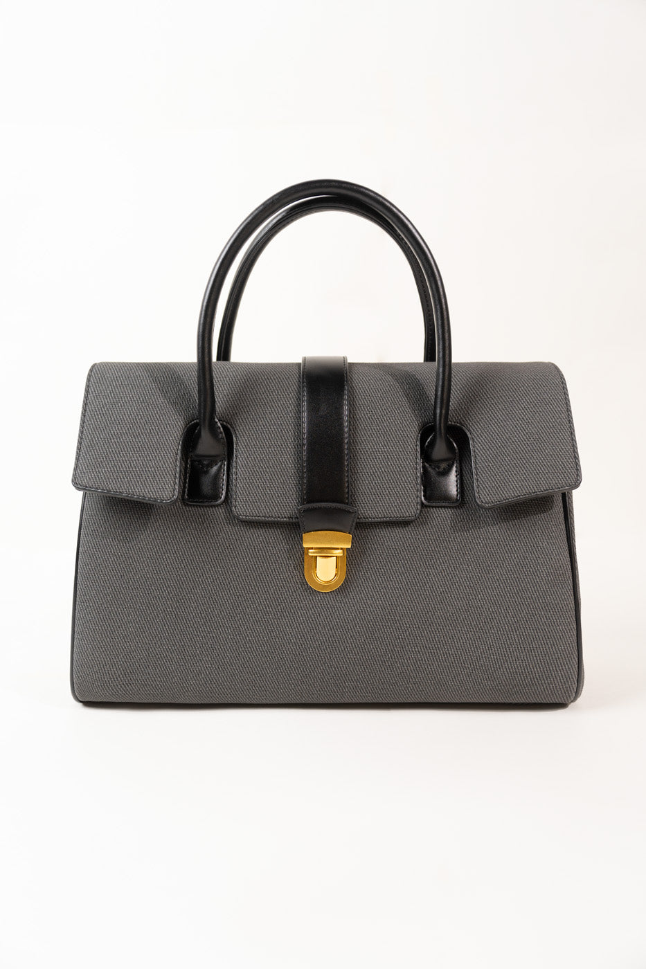 STRUCTURED FLAP SATCHEL