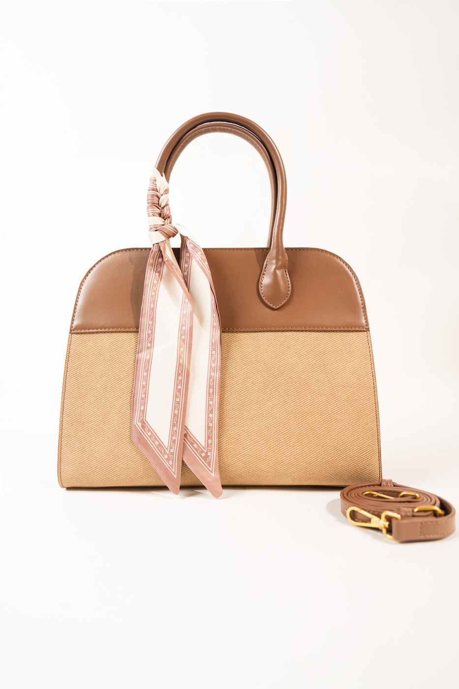 DOME BAG WITH SCARF