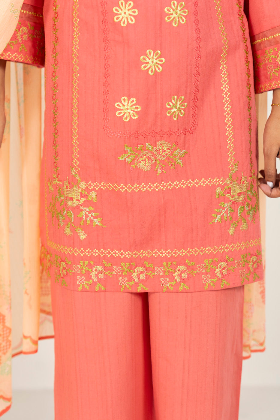 RTW | SHIRT, TROUSER & DUPATTA view 4