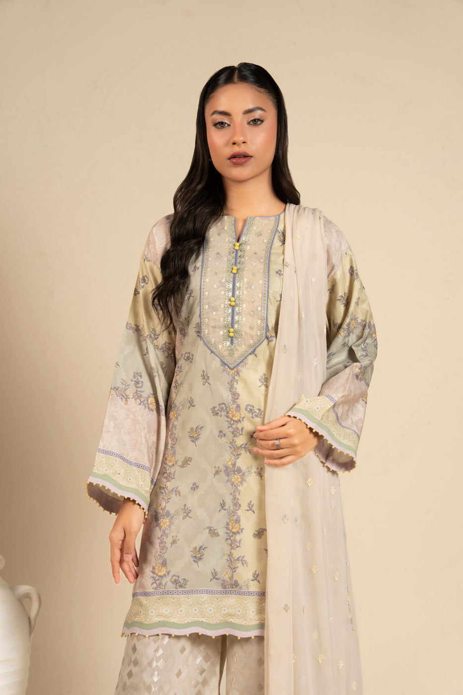 RTS  | SHIRT, TROUSER & DUPATTA alternate view