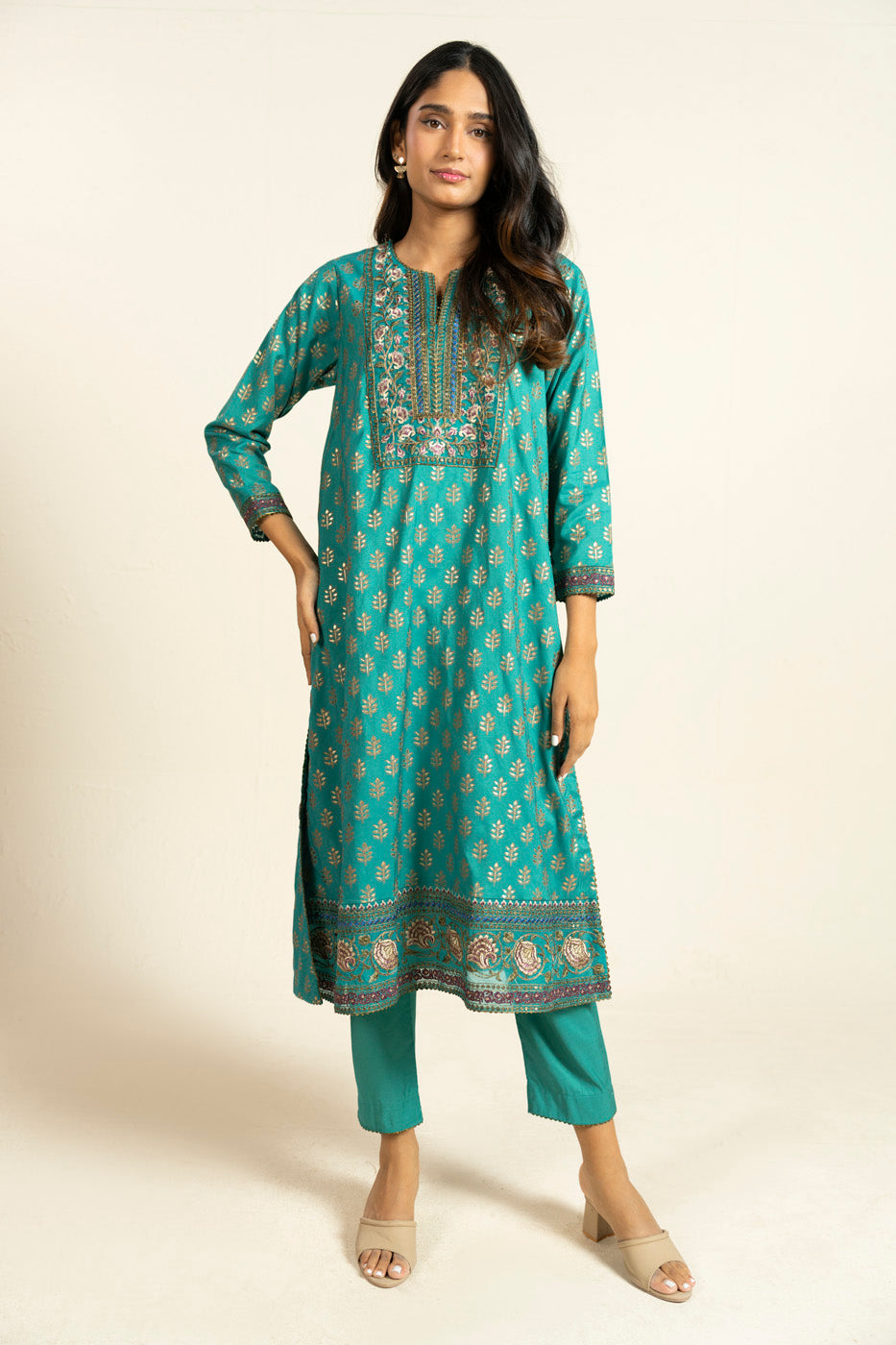 RTW | SHIRT, TROUSER & DUPATTA view 3