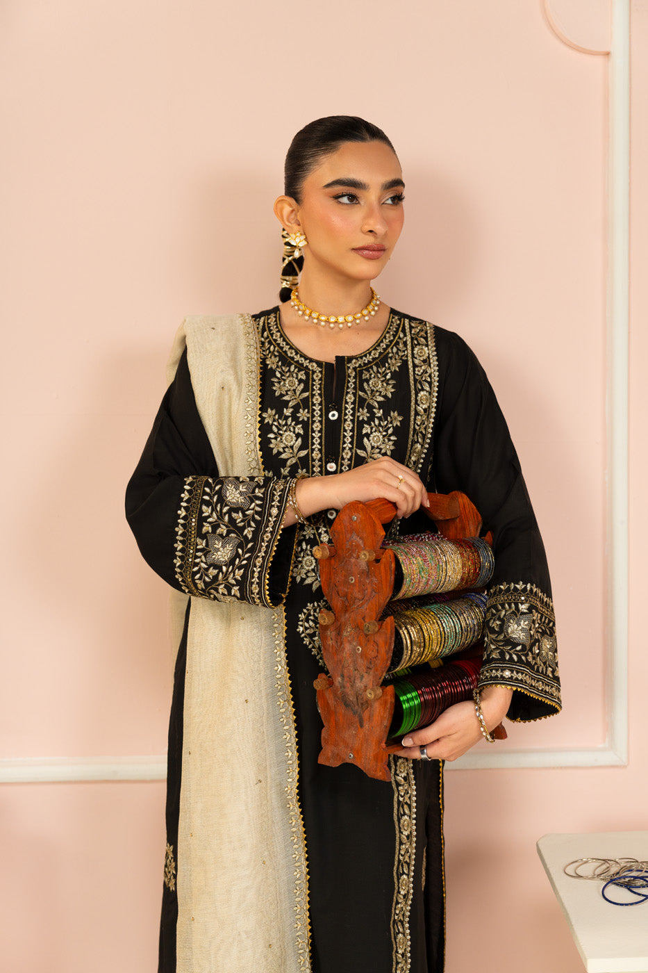 RTW | SHIRT, TROUSER & DUPATTA view 3