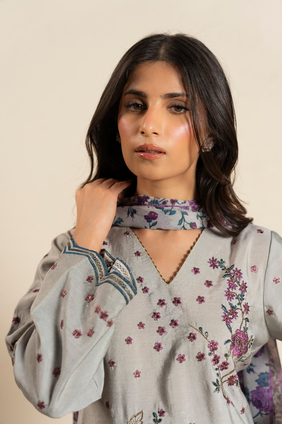 RTW | SHIRT, TROUSER & DUPATTA view 3