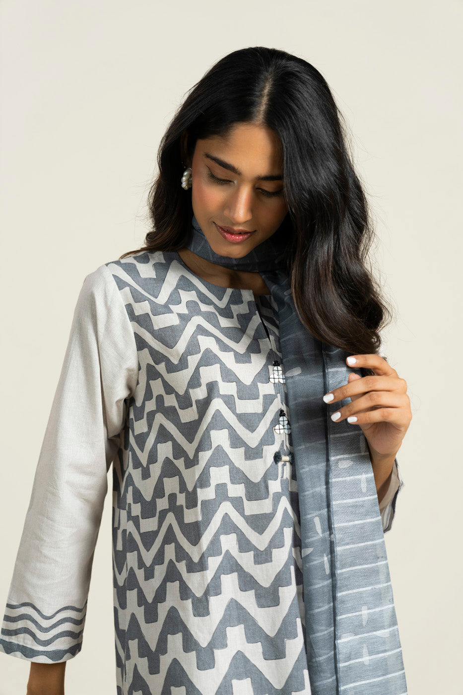 RTW | SHIRT, CULOTTE & DUPATTA view 3