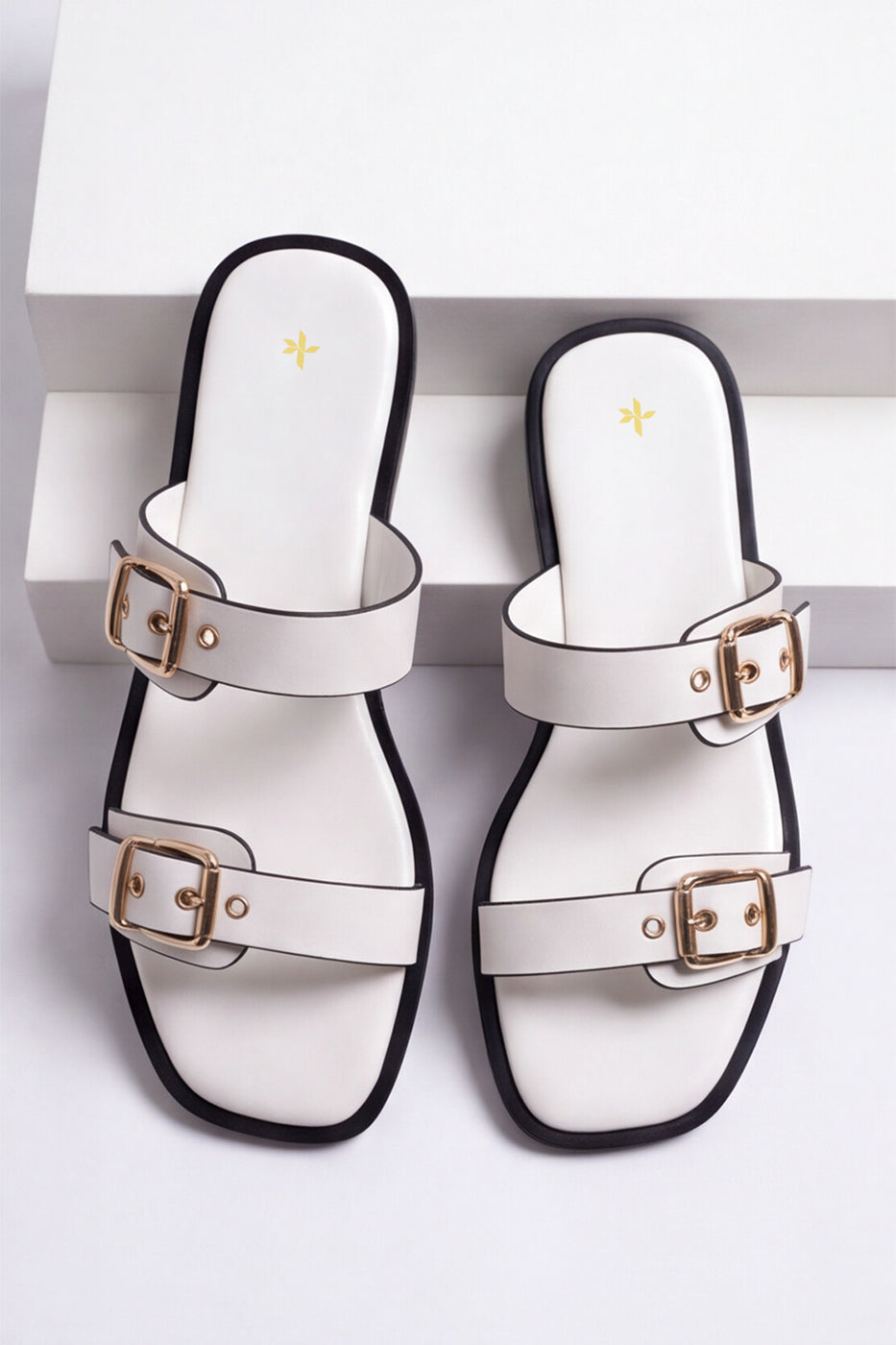DOUBLE BUCKLE SLIDES alternate view