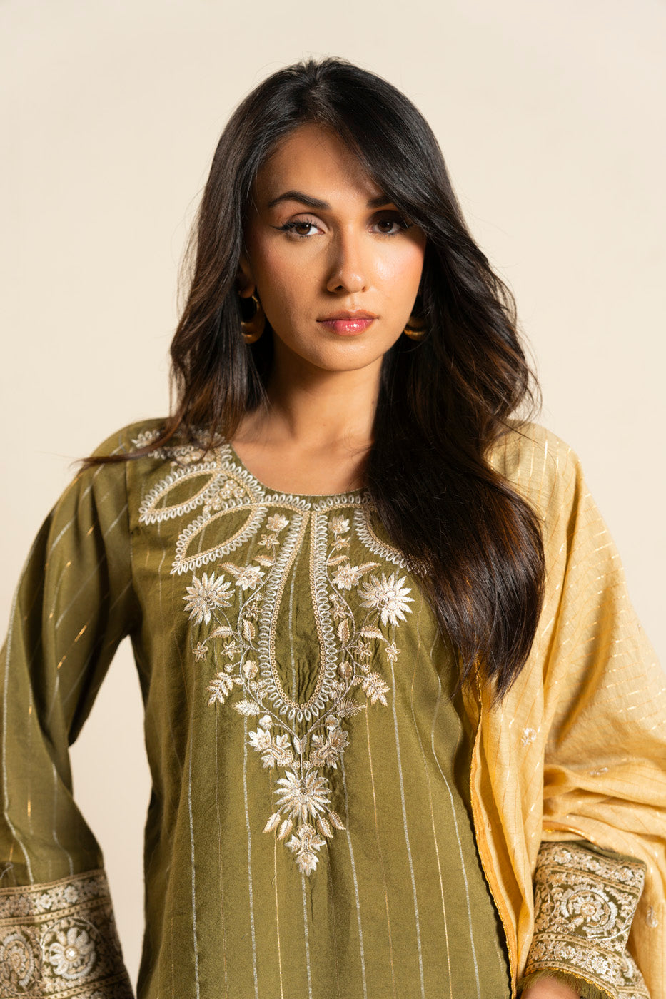RTW | SHIRT, TROUSER & DUPATTA view 3