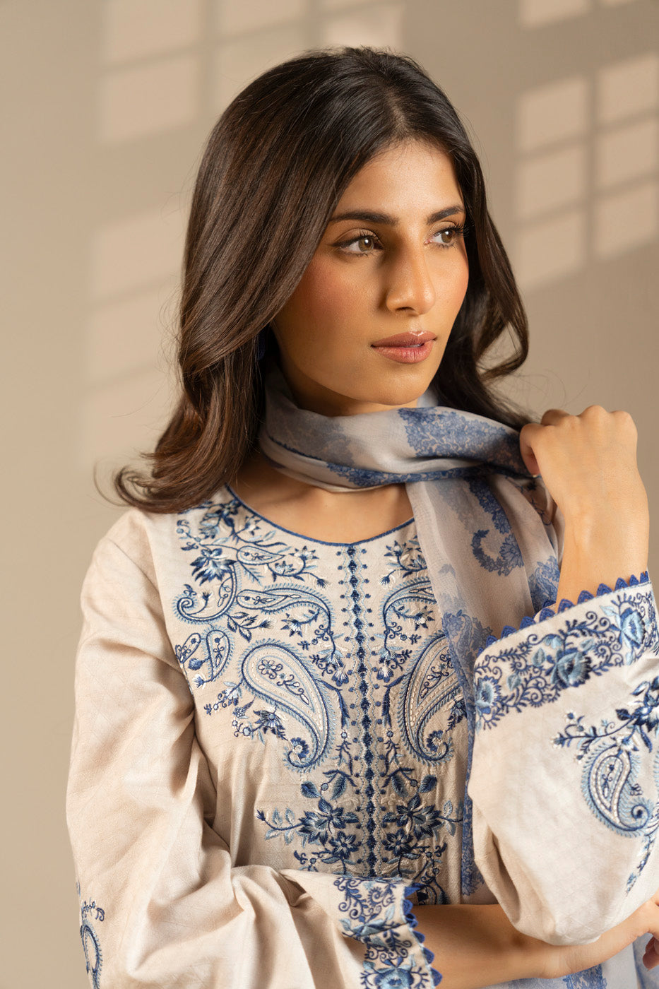 RTW | SHIRT, TROUSER & DUPATTA view 3