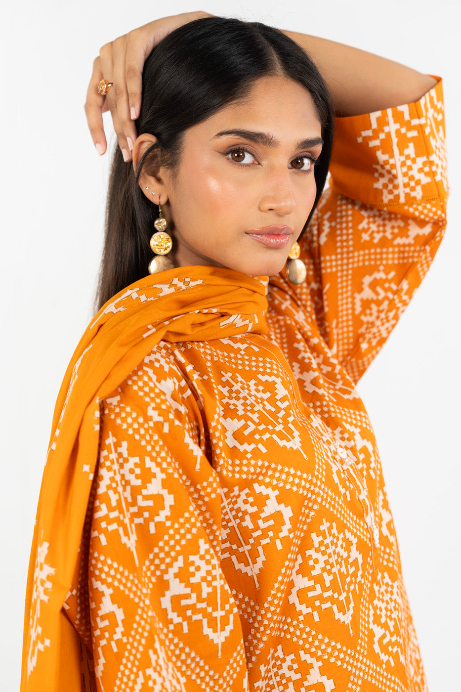 RTW | SHIRT, CULOTTE & DUPATTA view 3