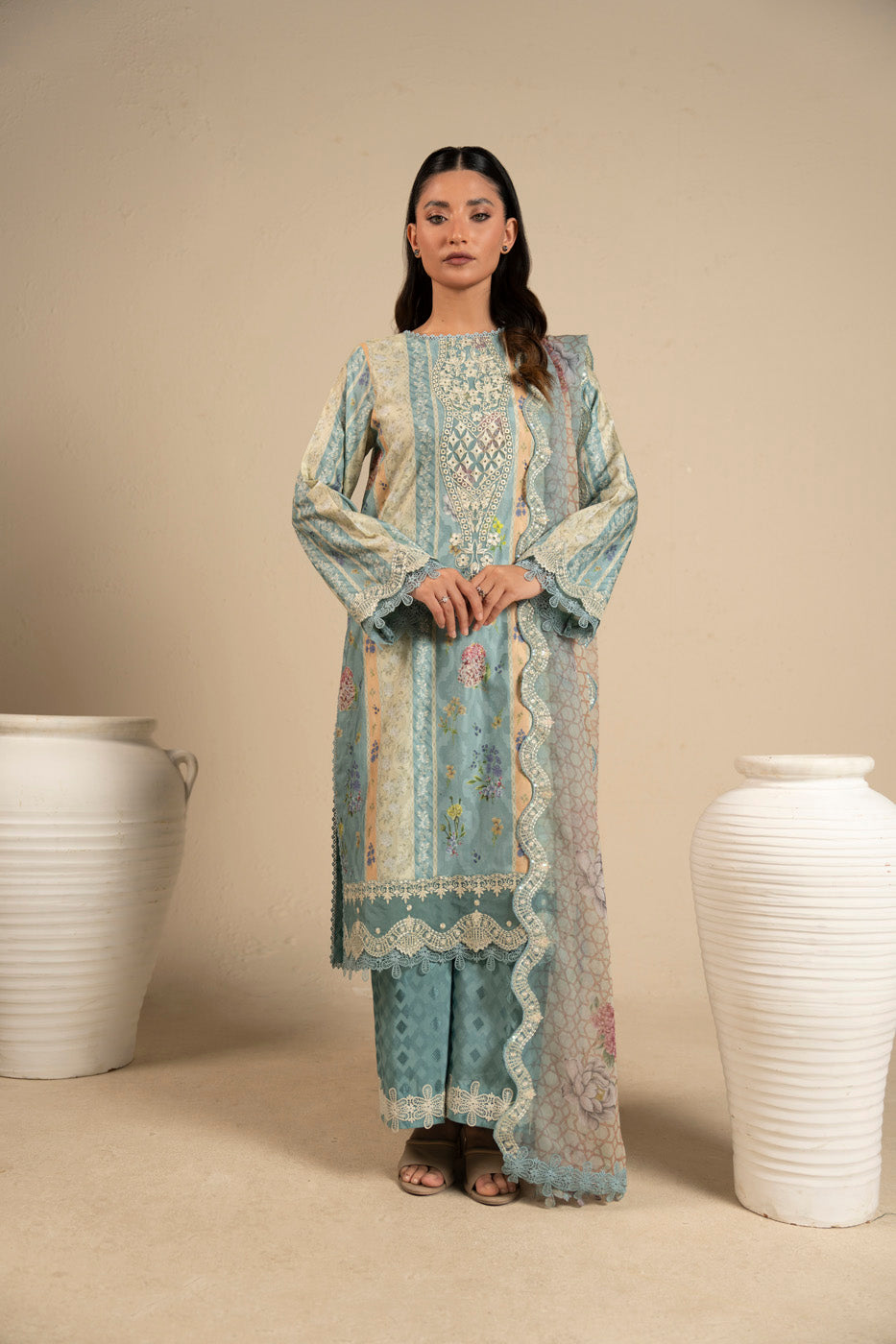 RTS  | SHIRT, TROUSER & DUPATTA