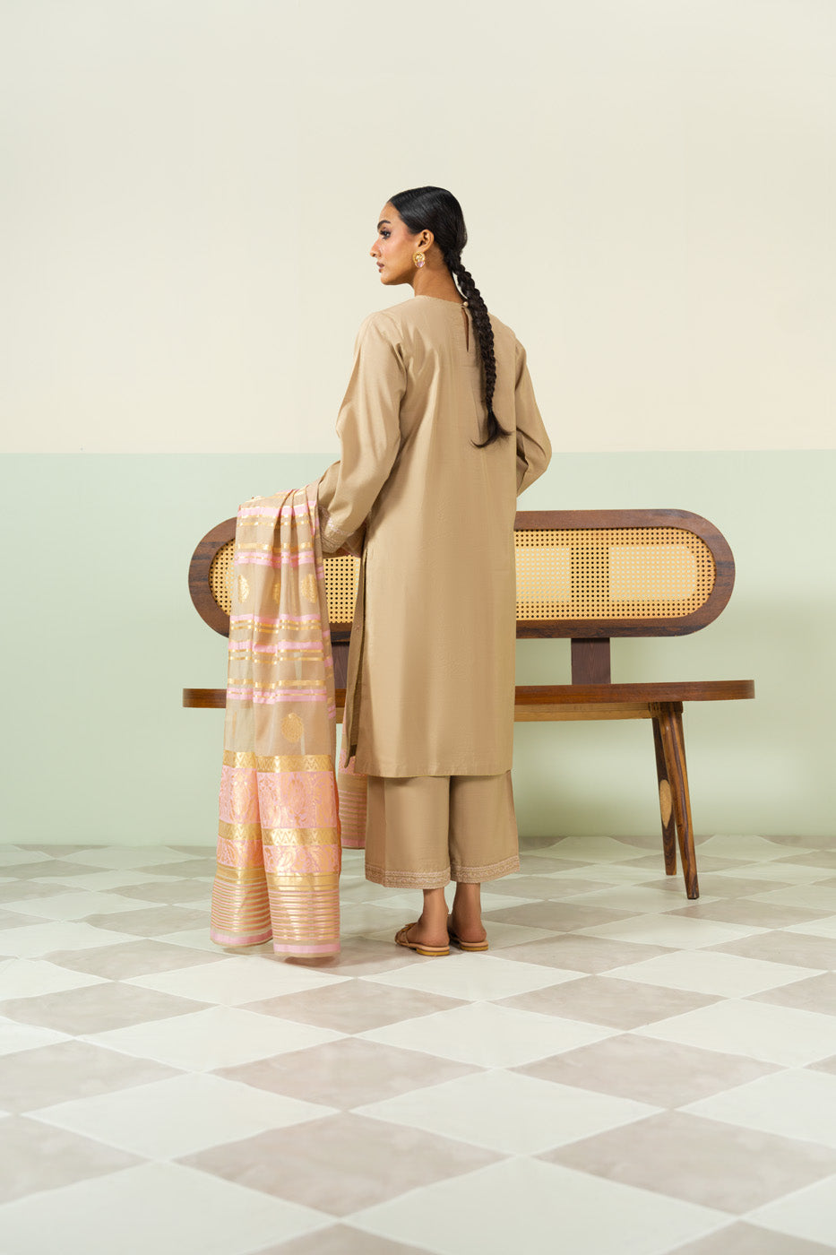 RTW | SHIRT, TROUSER & DUPATTA view 4