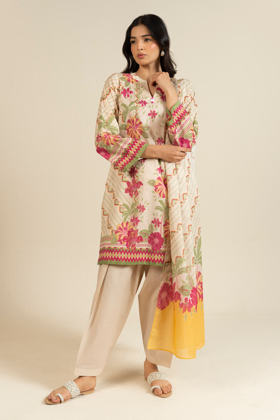 RTS  | SHIRT, TROUSER & DUPATTA