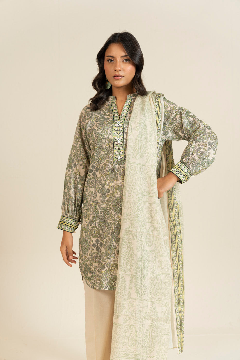 RTS  | SHIRT, TROUSER & DUPATTA alternate view
