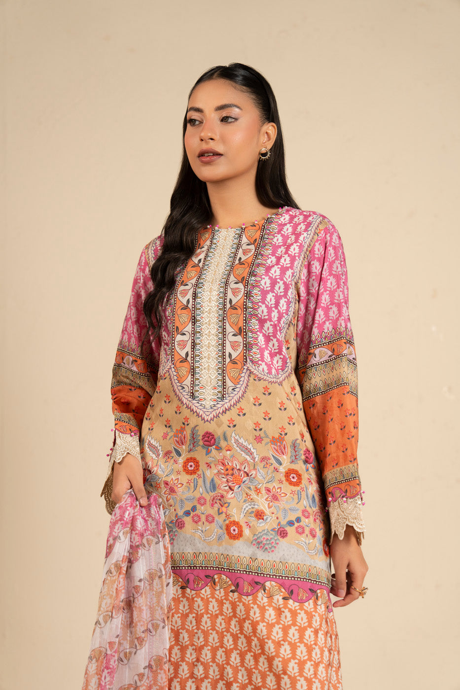 RTS  | SHIRT, TROUSER & DUPATTA alternate view