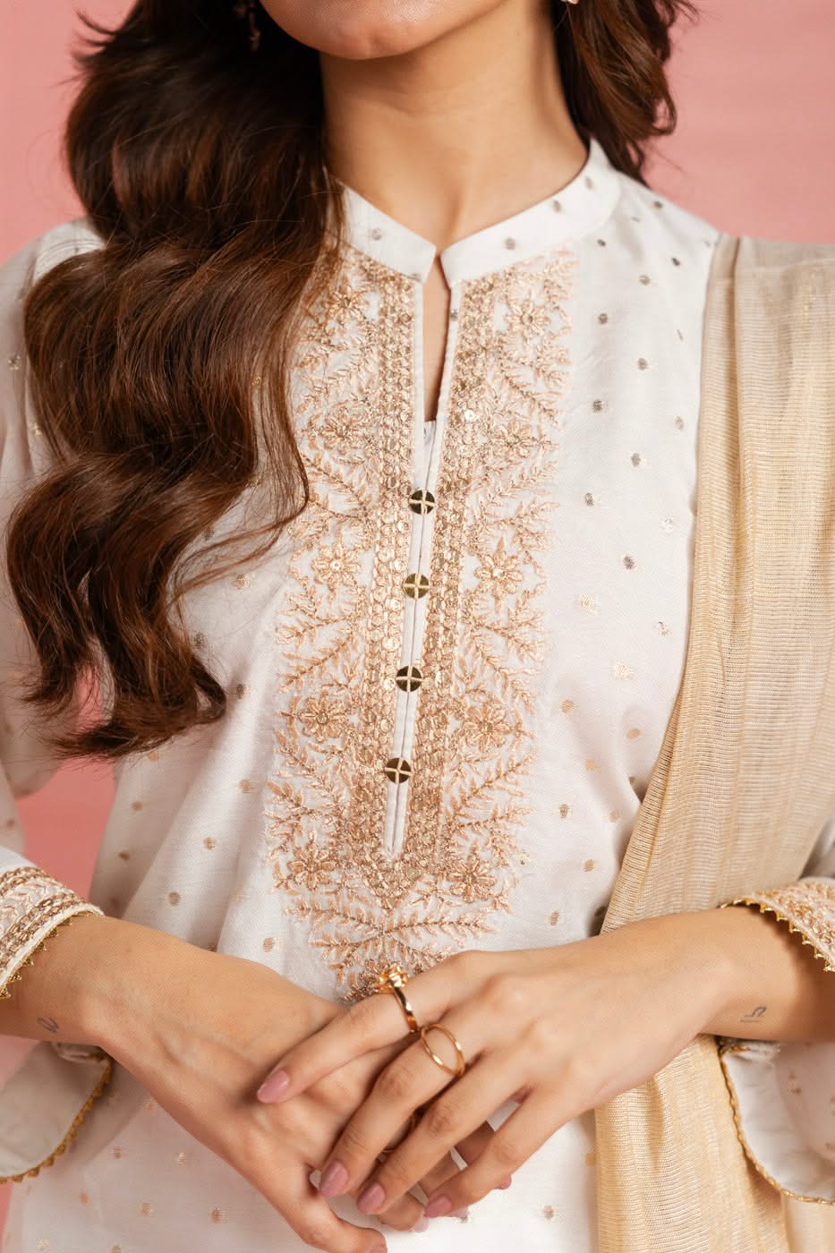 RTW | SHIRT, TROUSER & DUPATTA view 4