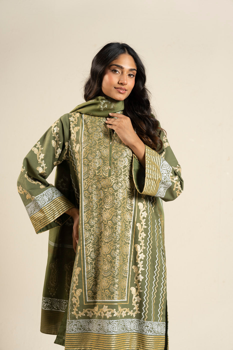 RTW | SHIRT, CULOTTE & DUPATTA alternate view