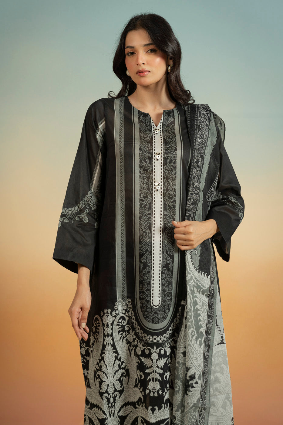 RTS  | SHIRT, TROUSER & DUPATTA alternate view