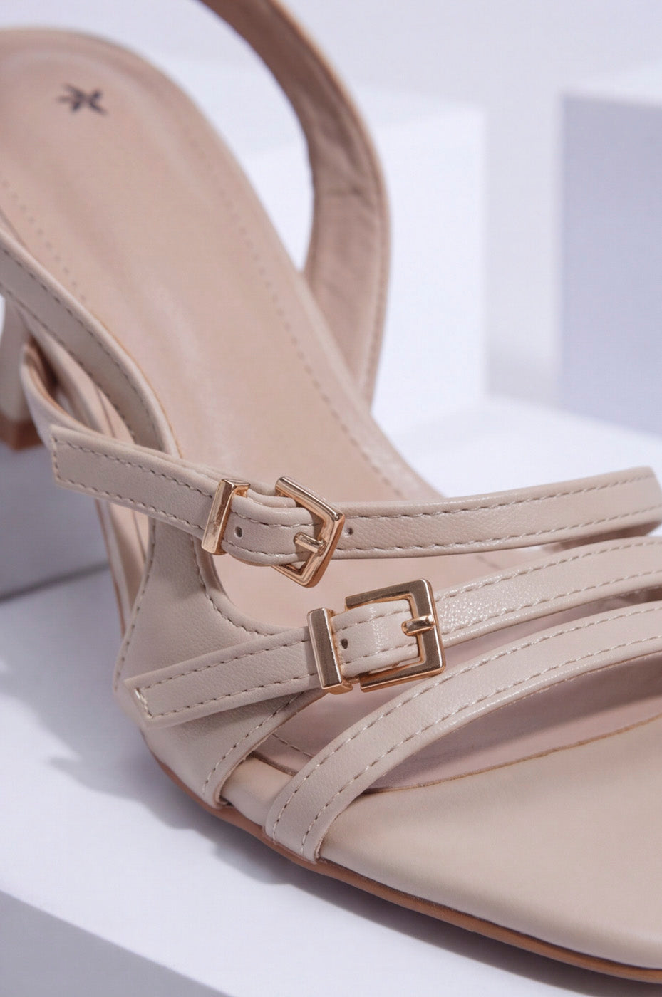 STRAPPY SLINGBACK HEELS view 3