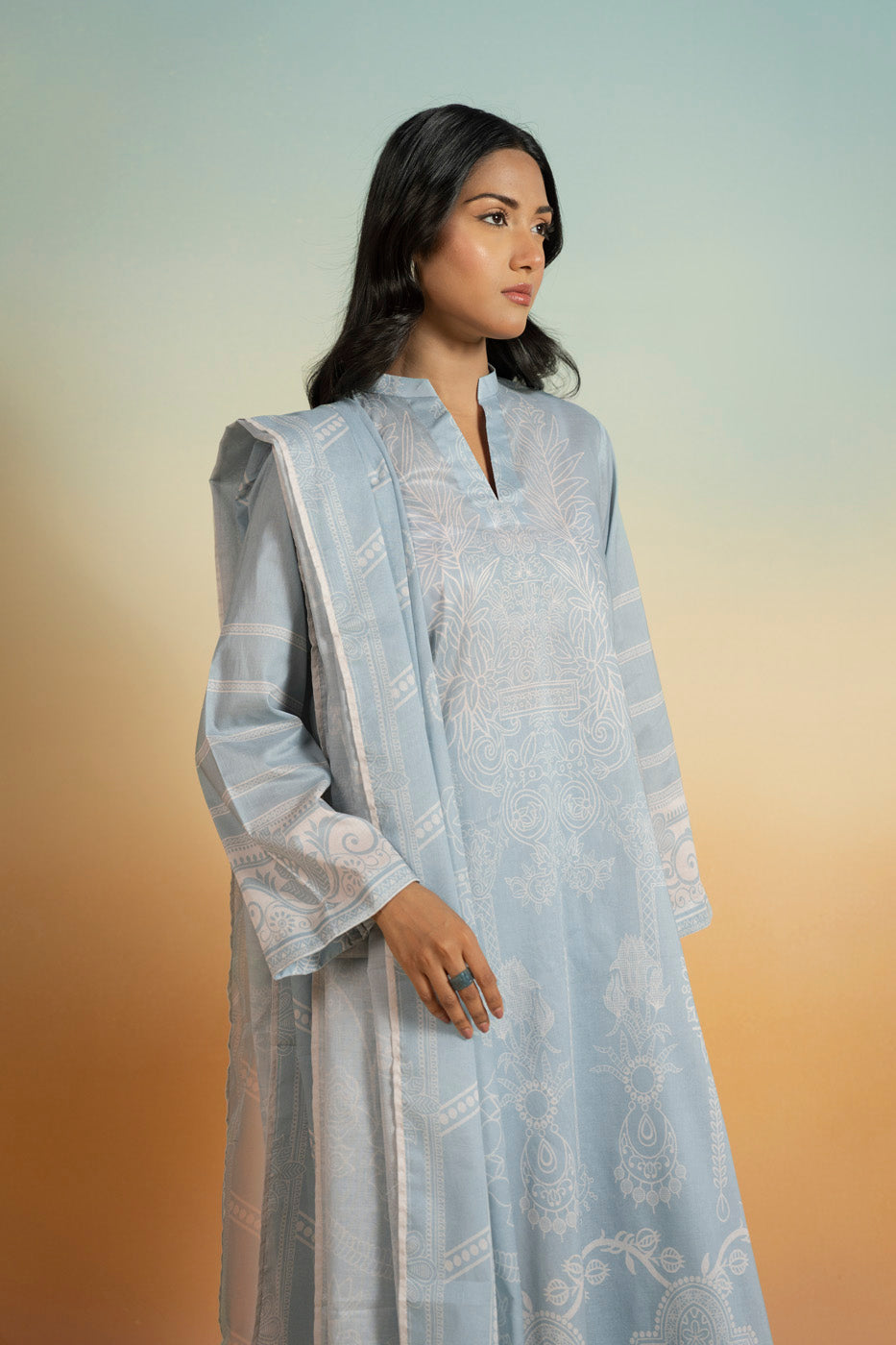 RTS  | SHIRT, TROUSER & DUPATTA alternate view