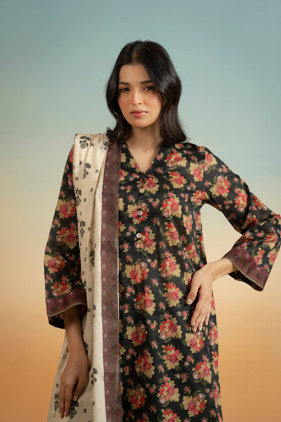 RTS  | SHIRT, TROUSER & DUPATTA alternate view