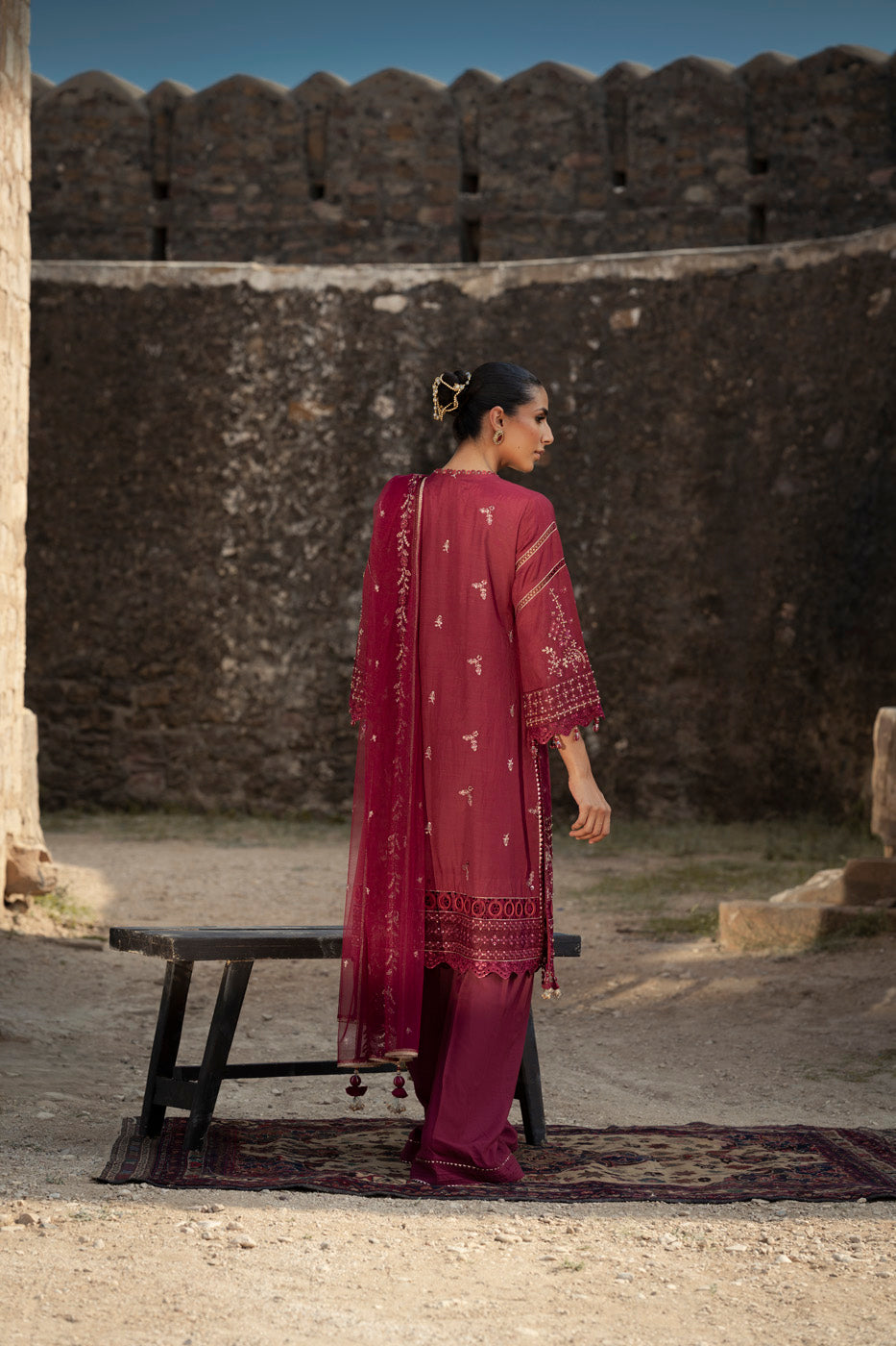 RTS | SHIRT, TROUSER & DUPATTA view 4
