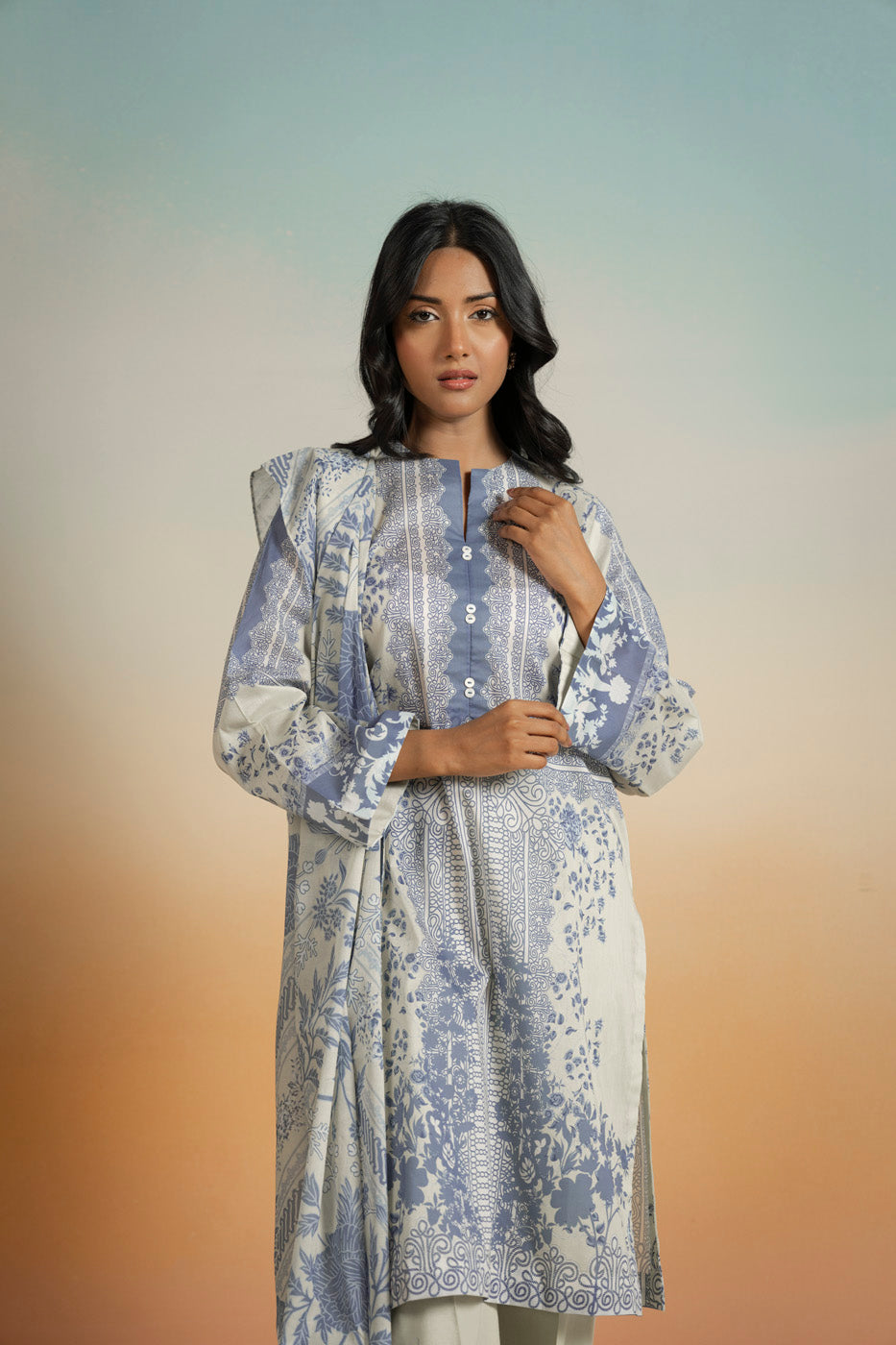 RTS  | SHIRT, TROUSER & DUPATTA alternate view
