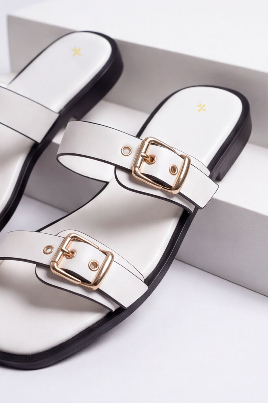 DOUBLE BUCKLE SLIDES view 4