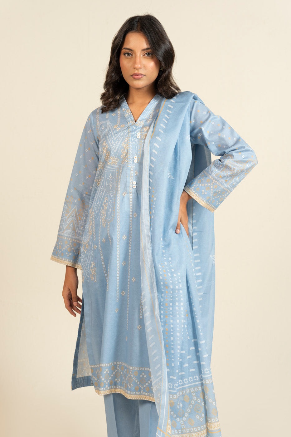 RTS  | SHIRT, TROUSER & DUPATTA alternate view