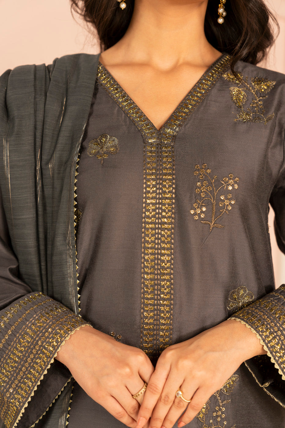 RTW | SHIRT, TROUSER & DUPATTA view 4