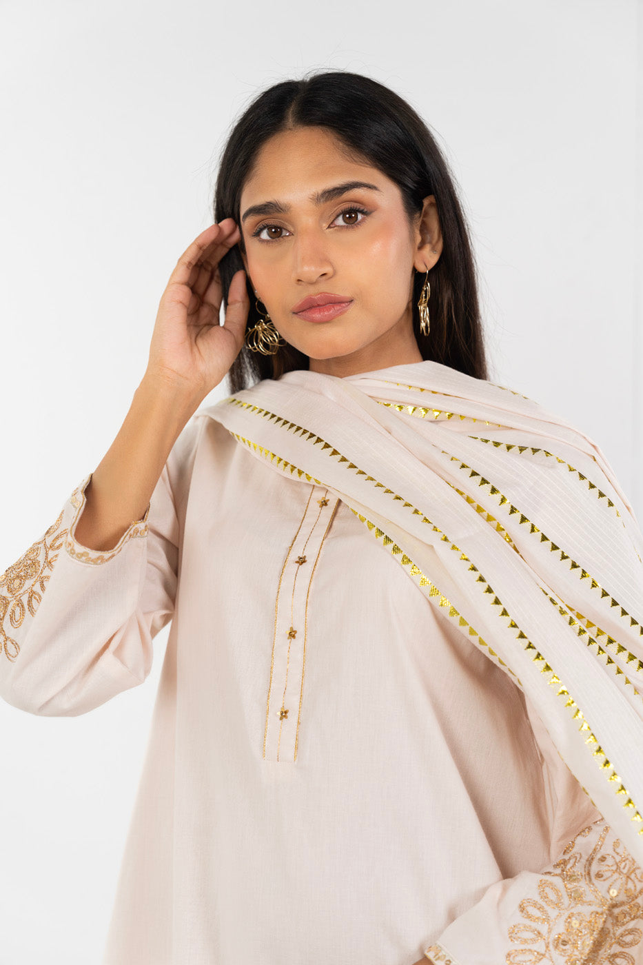 RTW | SHIRT & DUPATTA view 3