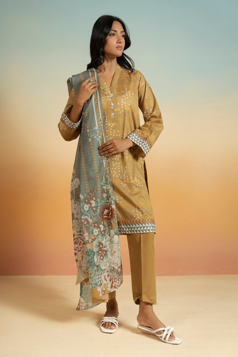 RTS  | SHIRT, TROUSER & DUPATTA