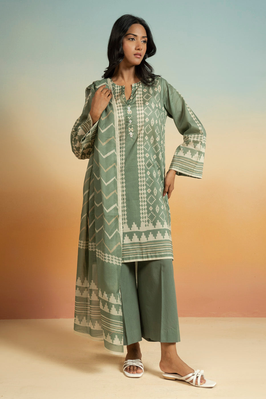 RTS  | SHIRT, TROUSER & DUPATTA