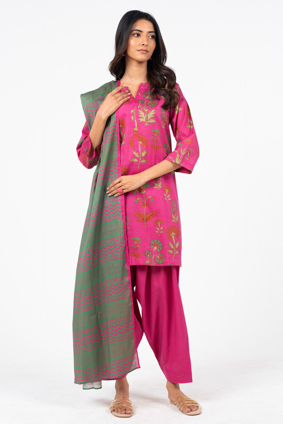 RTS | SHIRT, TROUSER & DUPATTA