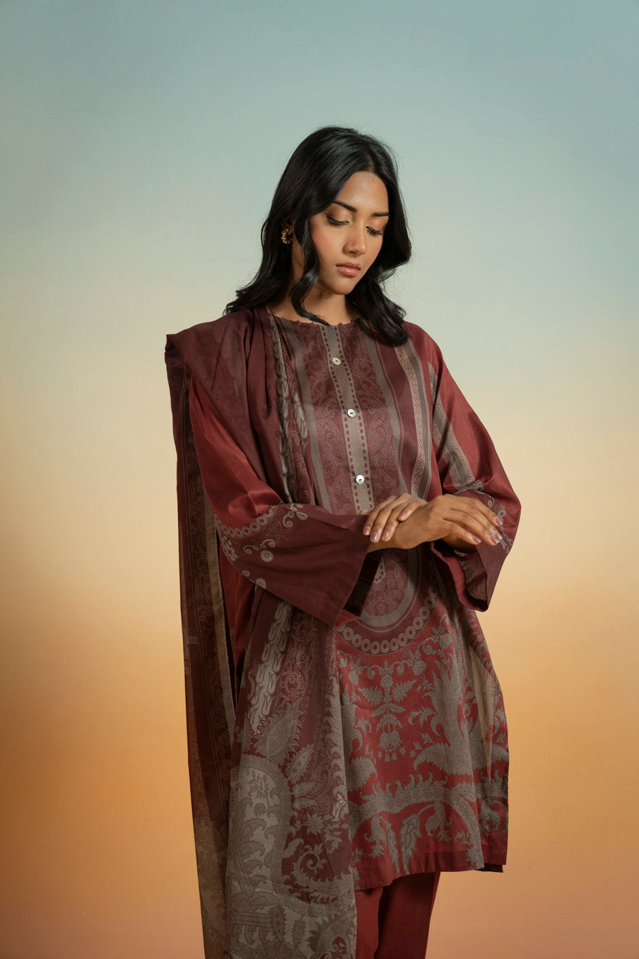 RTS  | SHIRT, TROUSER & DUPATTA alternate view