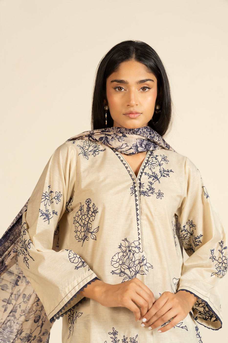 RTW | SHIRT, CULOTTE & DUPATTA view 3