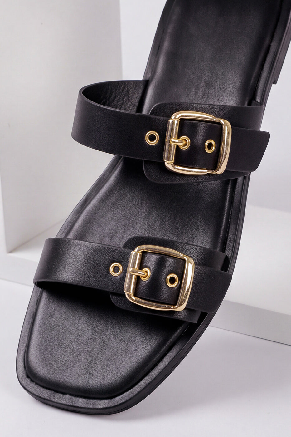 DOUBLE BUCKLE SLIDES view 3