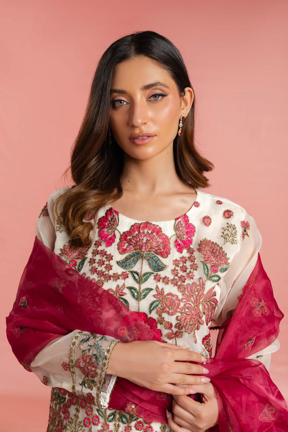 RTW | SHIRT, TROUSER & DUPATTA view 3