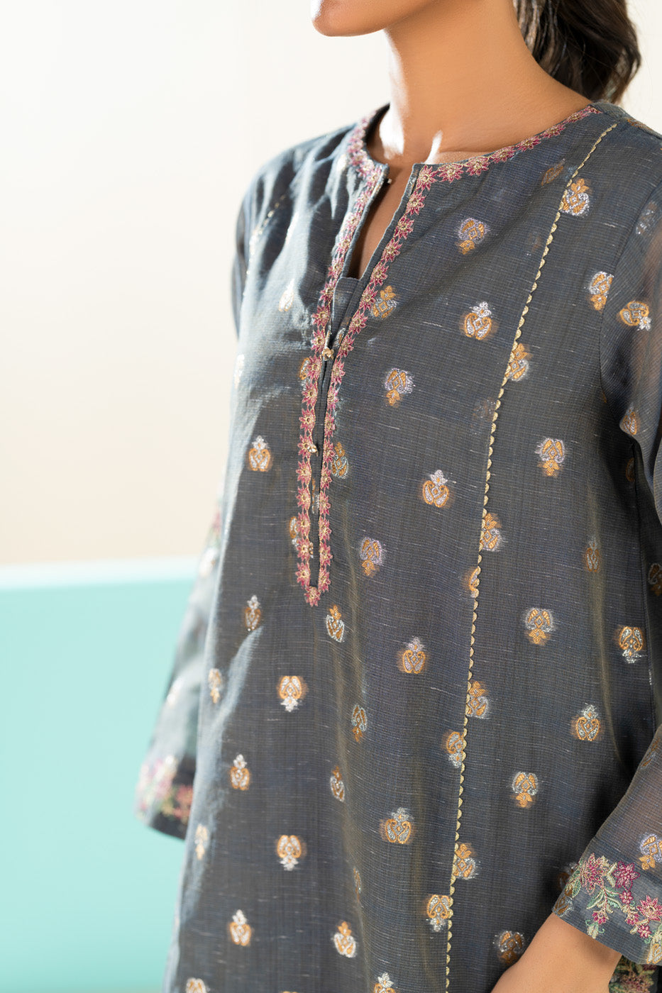 RTW | SHIRT, TROUSER & DUPATTA view 3