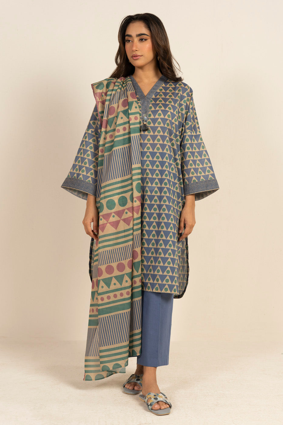 RTS  | SHIRT, TROUSER & DUPATTA