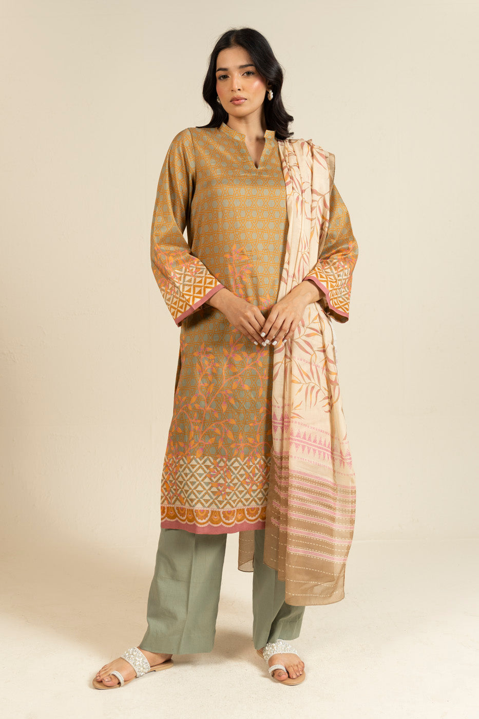 RTS  | SHIRT, TROUSER & DUPATTA
