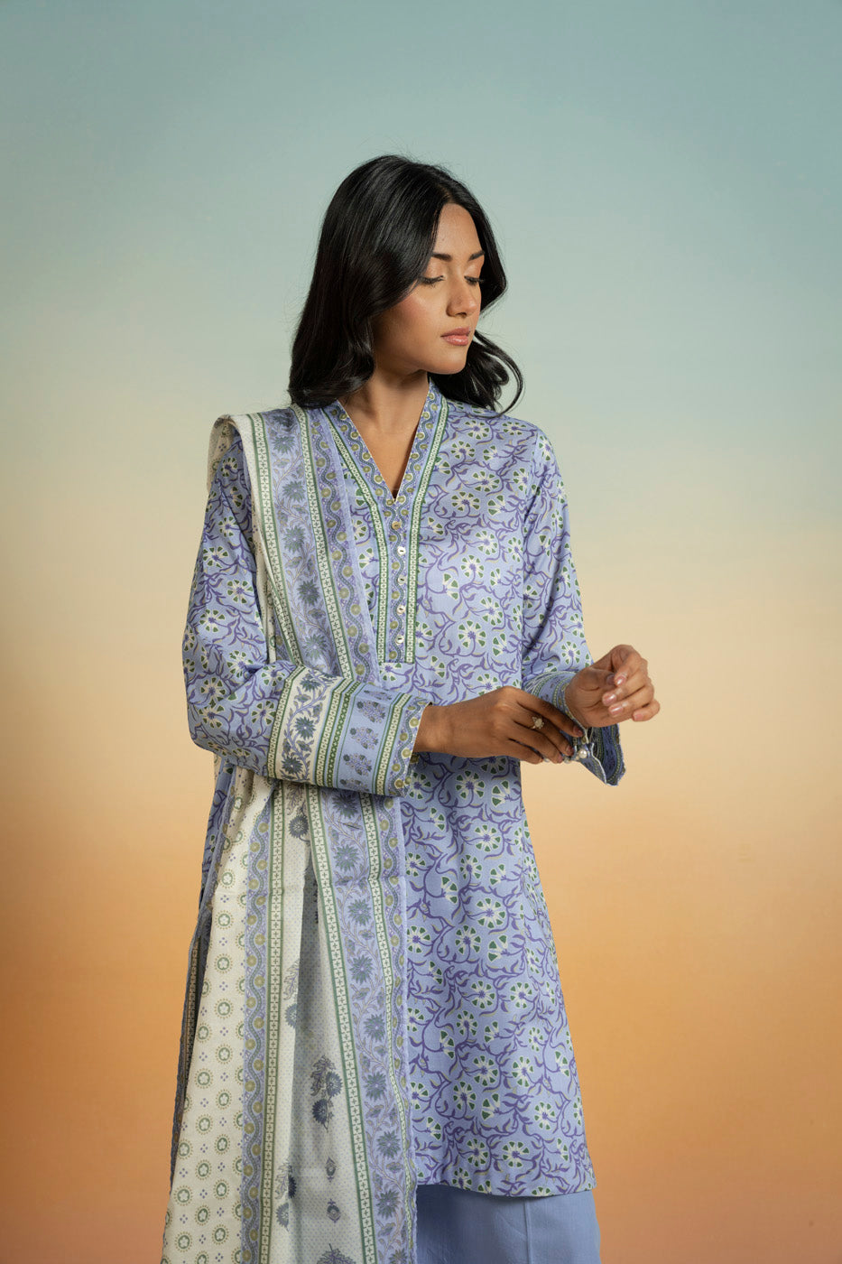 RTS  | SHIRT, TROUSER & DUPATTA alternate view