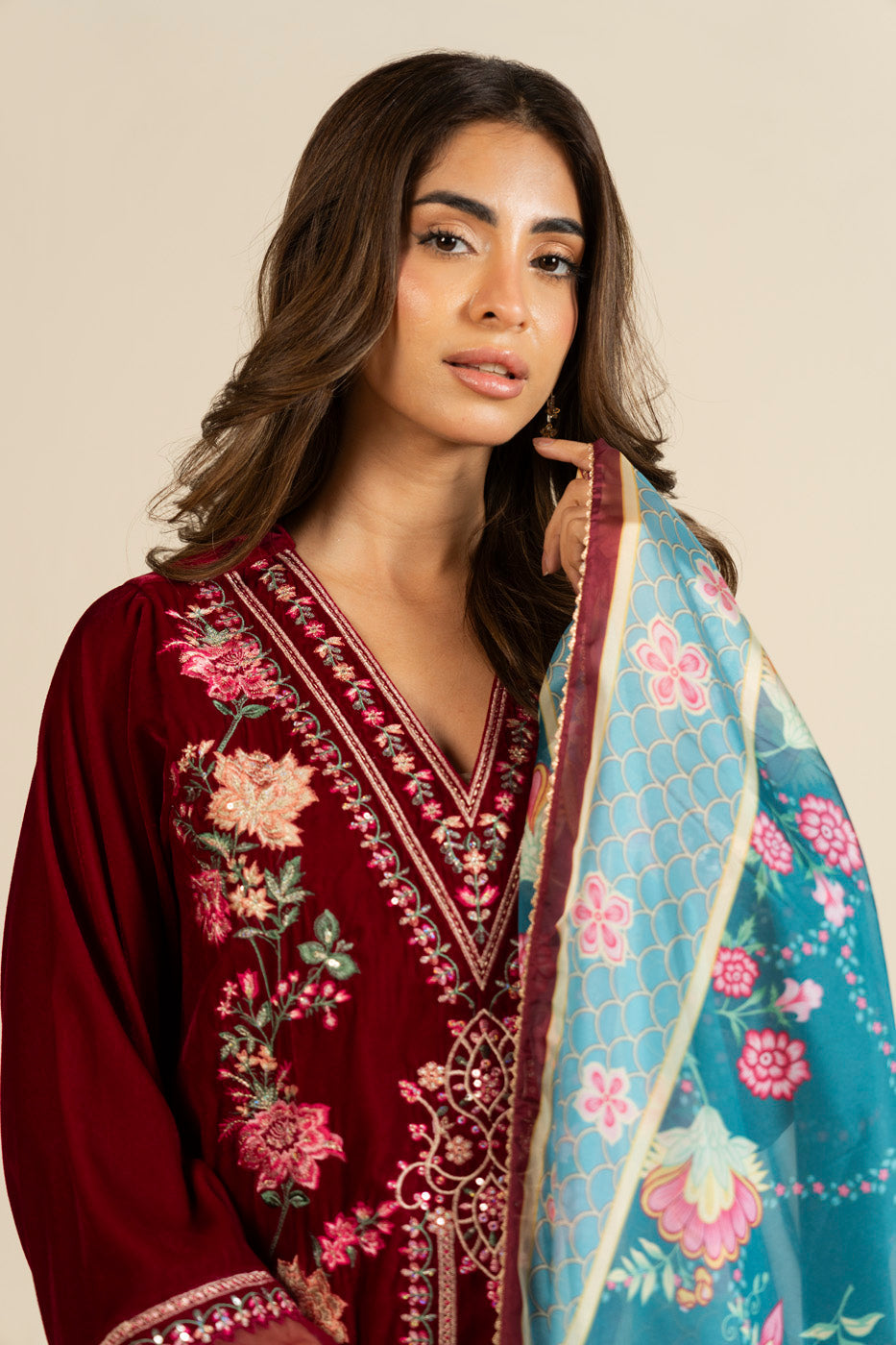 RTW | SHIRT, CULOTTE & DUPATTA view 3