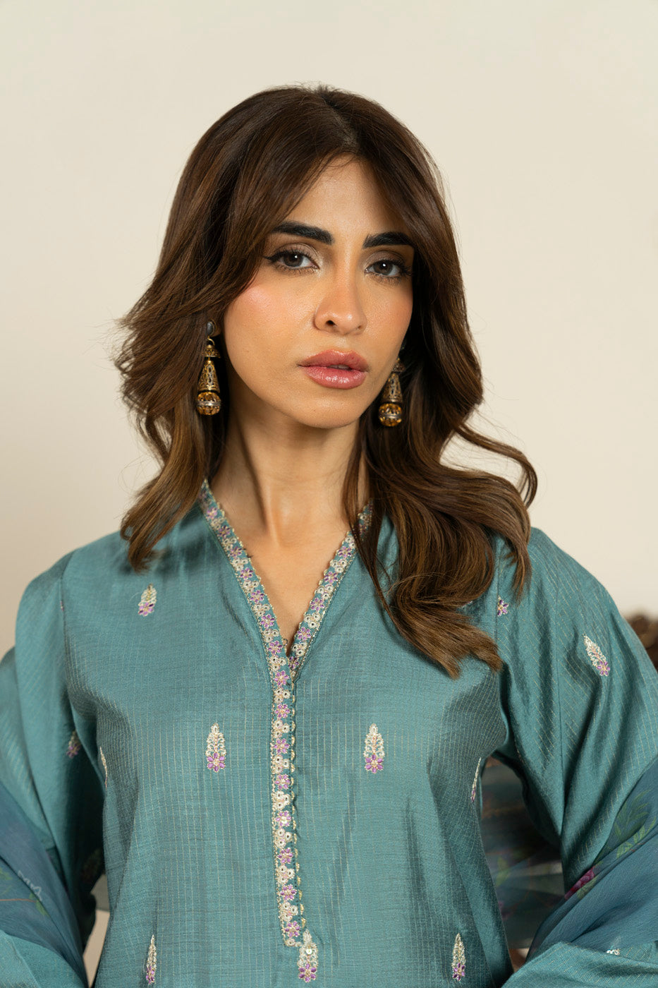 RTW | SHIRT, TROUSER & DUPATTA view 3