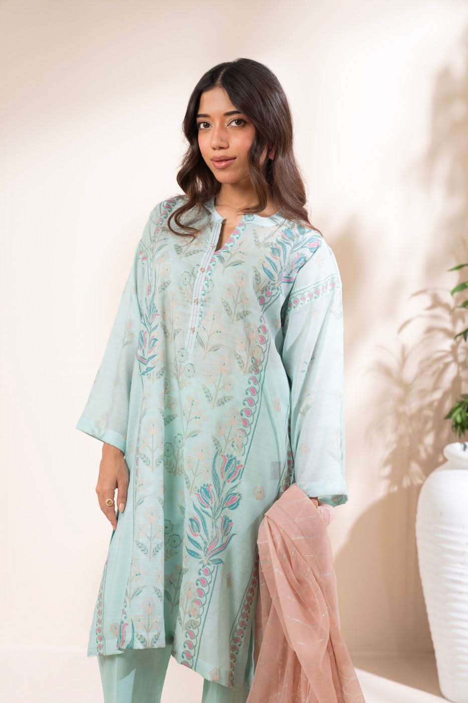 RTW | SHIRT & DUPATTA view 4