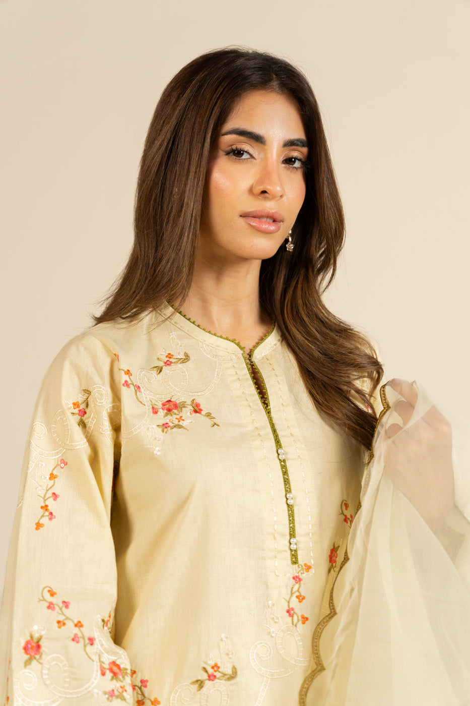 RTW | SHIRT, TROUSER & DUPATTA view 3