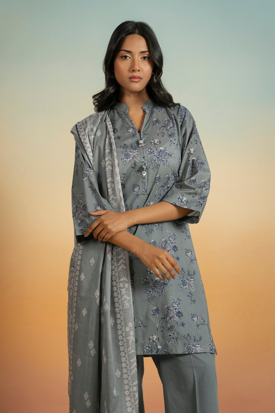 RTS  | SHIRT, TROUSER & DUPATTA alternate view