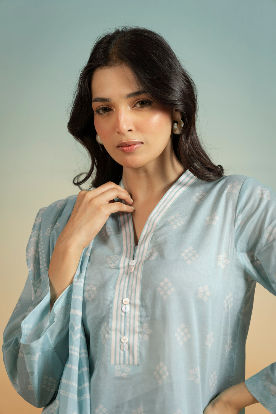 RTS  | SHIRT, TROUSER & DUPATTA view 3
